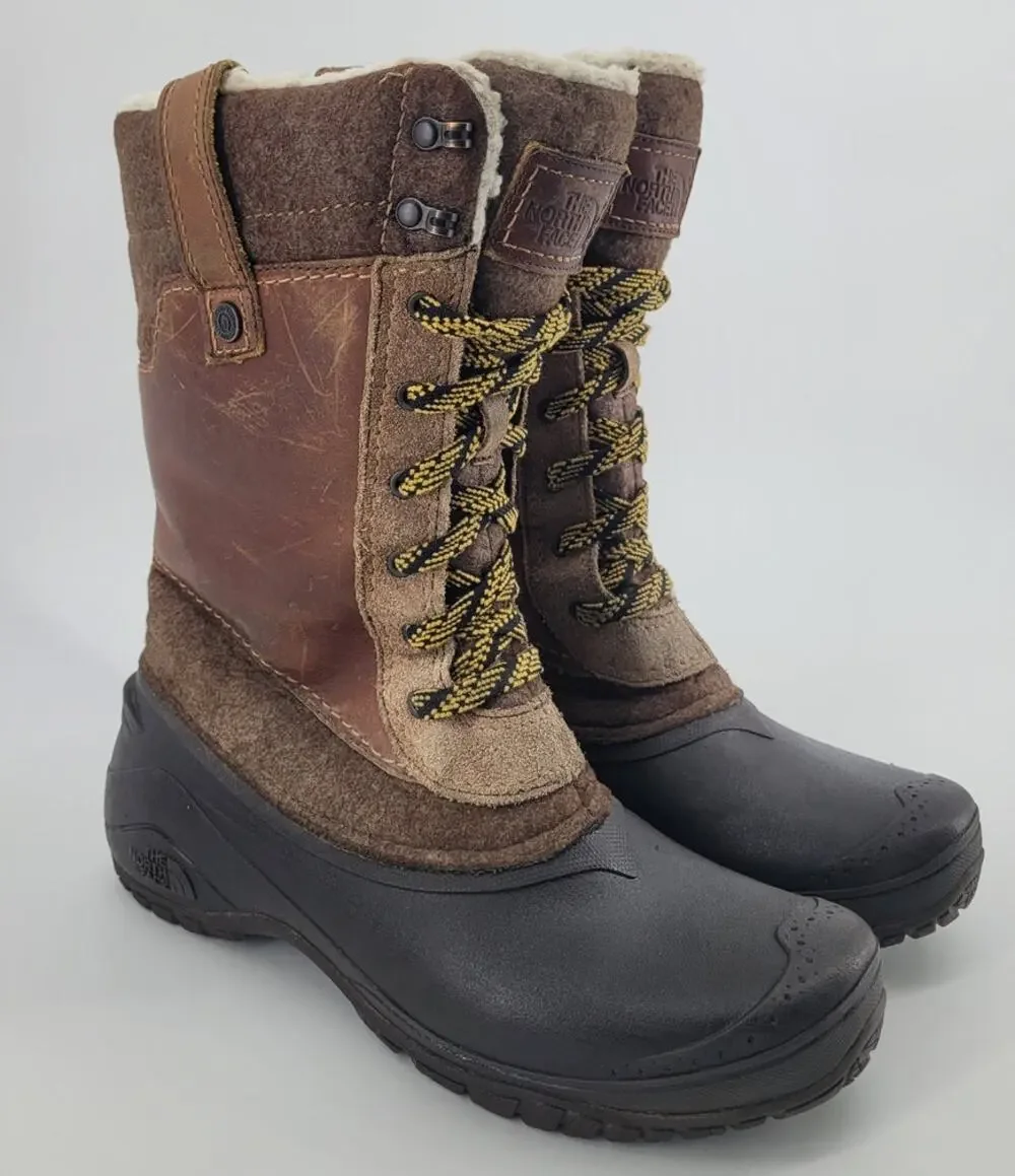 The North Face Shellista III Winter Boots Waterproof Womens 8 Outdoor Snow Cold